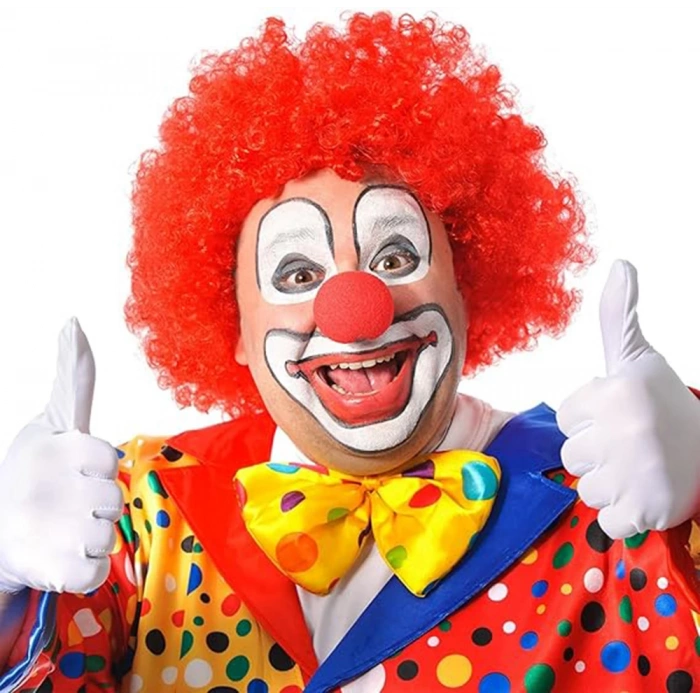 MDB Kırmızı Renk Sünger Palyaço Burnu Takma Burun 10 Adet