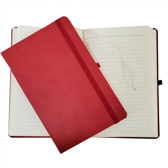 MDB Kırmızı Renk Termo Deri Defter