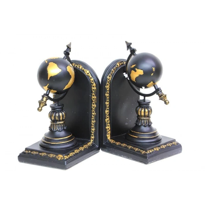 Kitap Stoper Yerküre Dünya Model Dekoratif Hediyelik