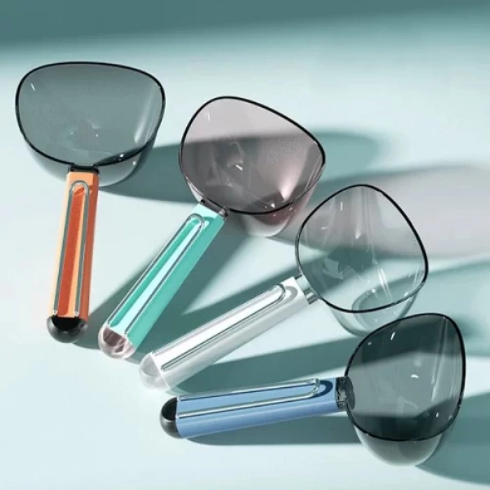 MDB Klipsli Ölçekli Kedi Köpek Mama Küreği