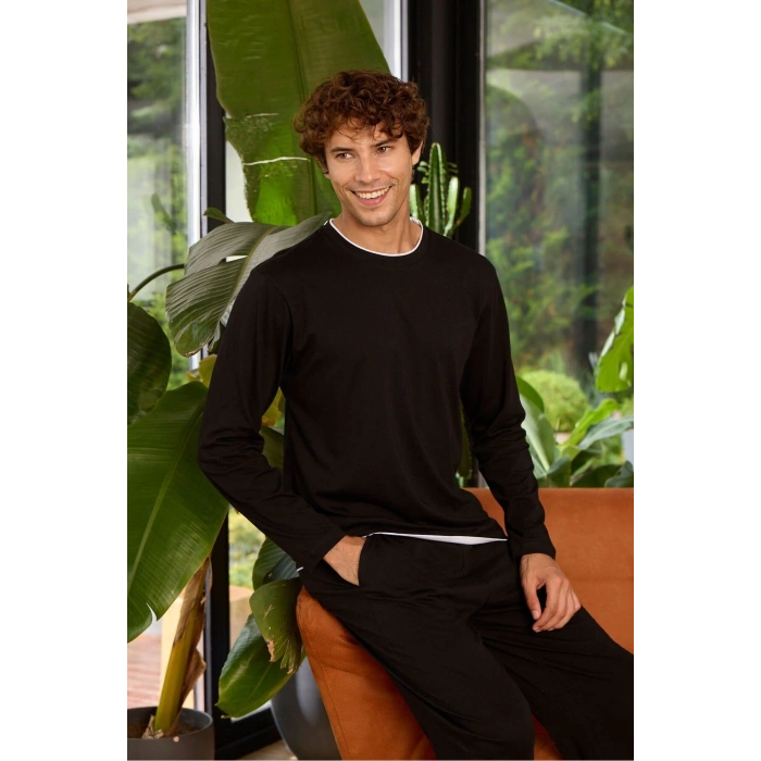 MDB Kocabey 9222 Erkek O.Yaka Pijama Takım