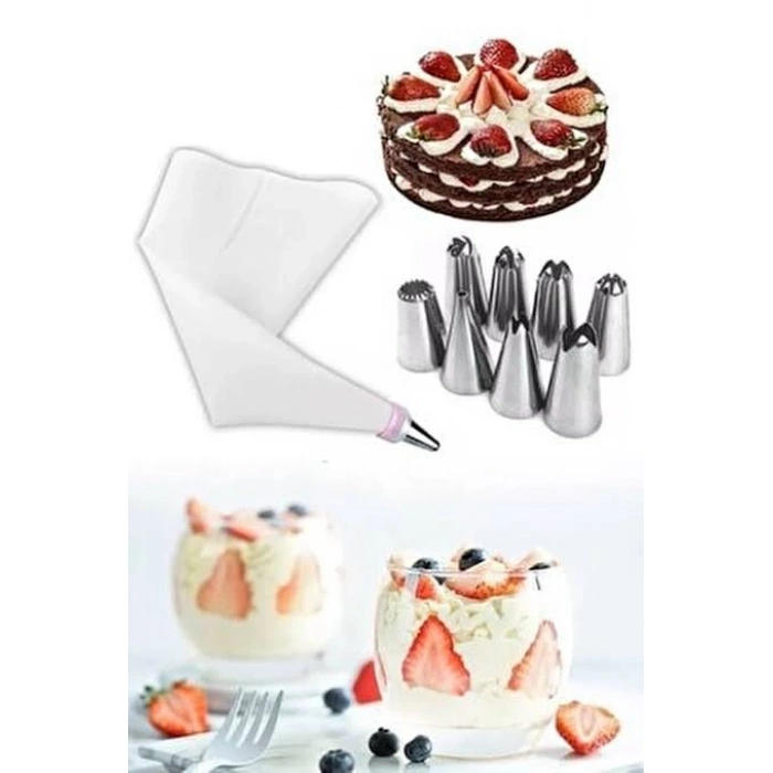 MDB Krema Sıkma Seti 10 Parça