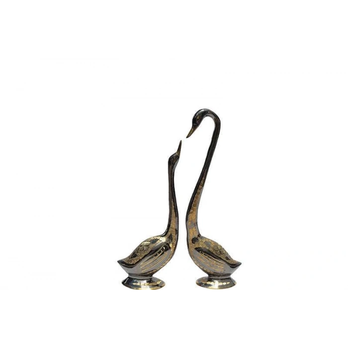 Kuğu 2li Set Biblo Dekoratif Hediyelik