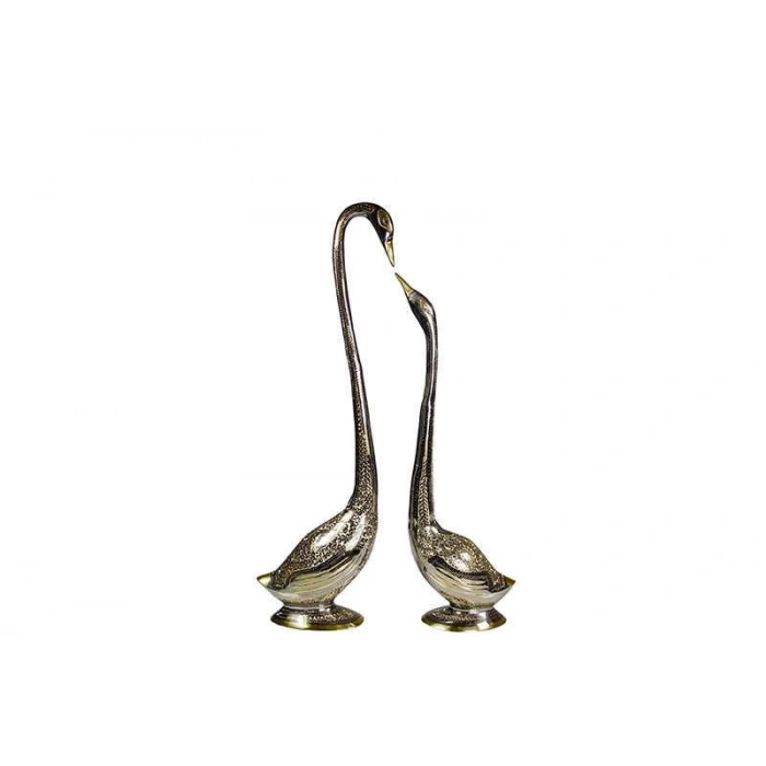 Kuğu 2li Set Biblo Dekoratif Hediyelik