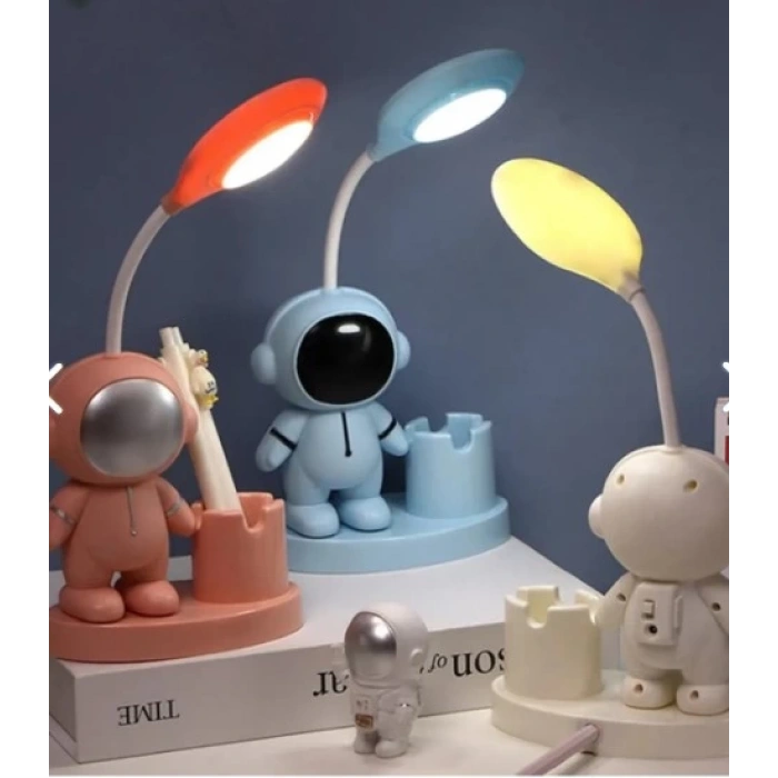 MDB LED Astronot Masa Lambası Ve Kalemlik