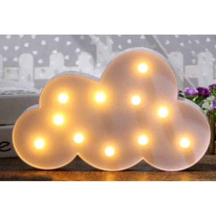 Led Işık Bulut Gece Lambası Dekoratif Led Aydınlatma