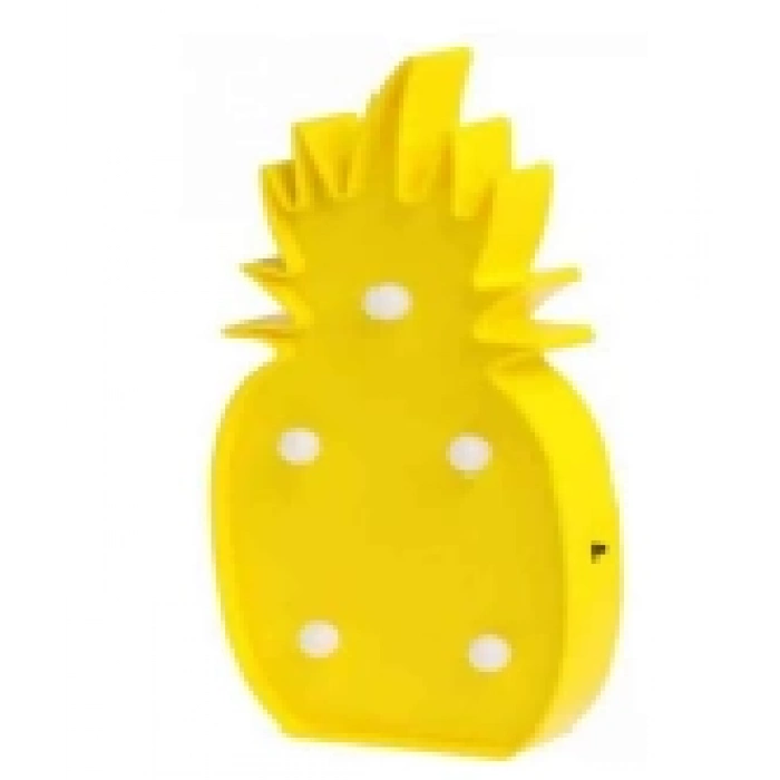 Led Işıklı Ananas Gece Lambası Dekoratif Led Aydınlatma