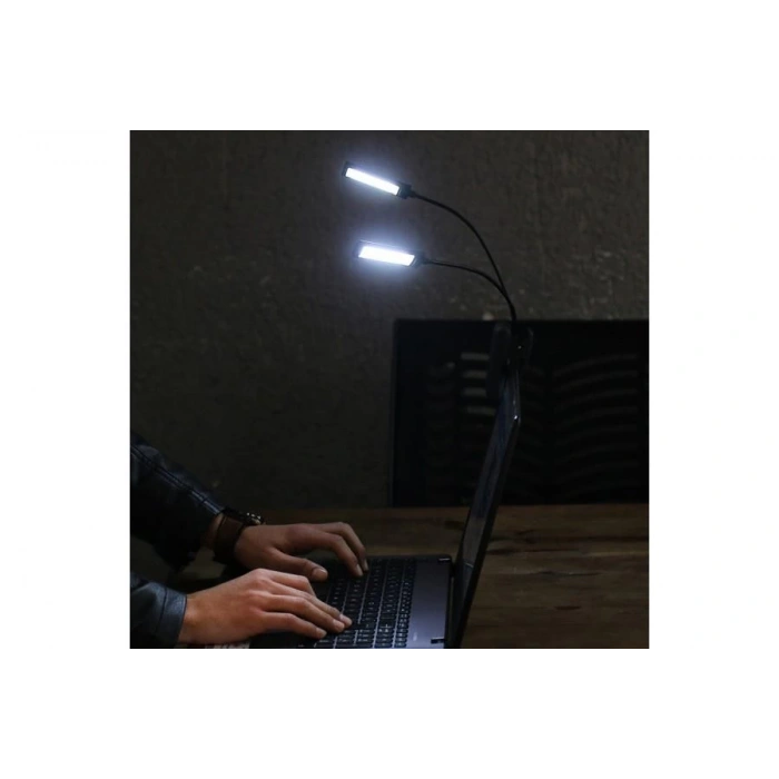 Mandallı Kitap Okuma ve Masa Lambası