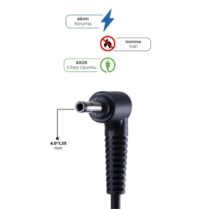 MDB 19V 3.42A 4.0 * 1.35mm 65W ASUS İçin Laptop Adaptör