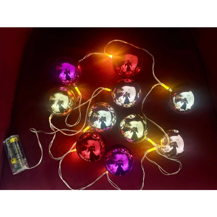 MDB 2 Metre 10 Led Pilli 2 Kademeli Parlak Top Led