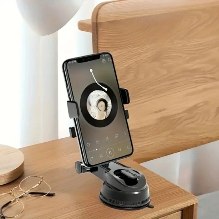 MDB 360 Derece Dönebilen Vakumlu Araç Telefon Tutucu