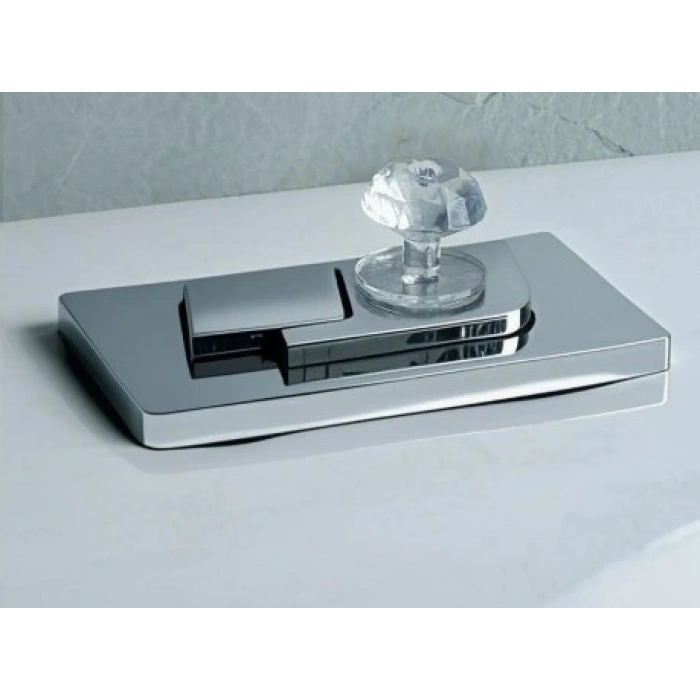 MDB 4 Adet Kristal Tasarımlı Çok Amaçlı Yapışkanlı Tutacak Buton