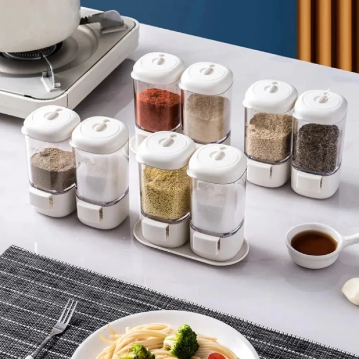 MDB 4lü Basmalı Baharatlık Tuzluk Seti