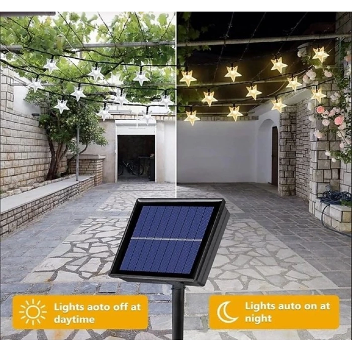 MDB 8 Fonksiyonlu 5 Metre 30 Yıldız Güneş Enerjili S-42