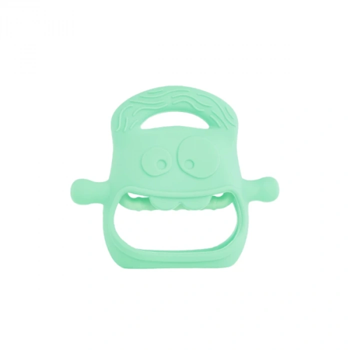 MDB Açık Yeşil Bebek Silikon Diş Kaşıyıcı