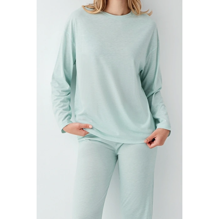 MDB Arnetta 3407-S Kadın Uzun Kol Pijama Takım