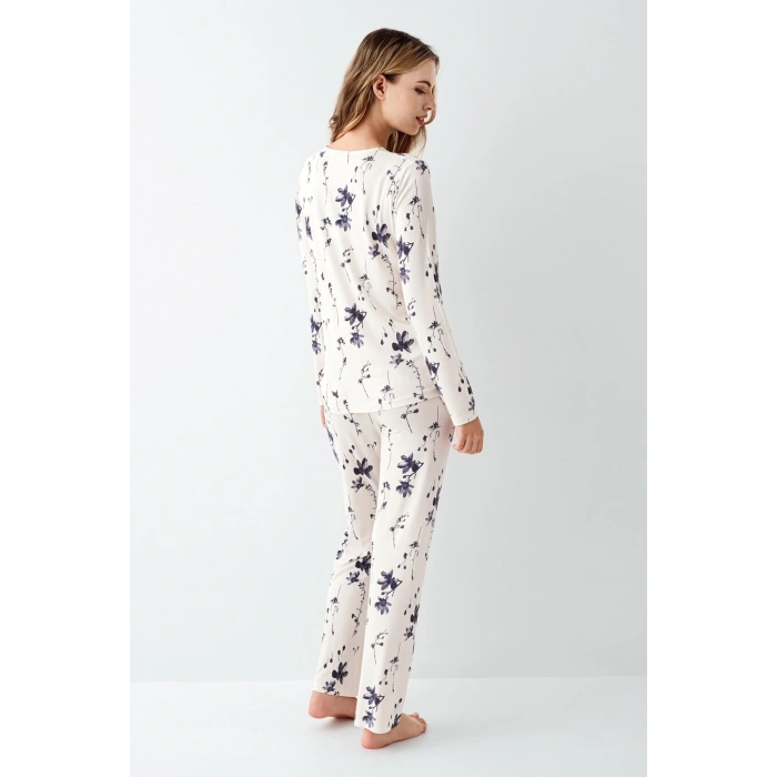 MDB Arnetta 3410-S Kadın Uzun Kol Pijama Takım
