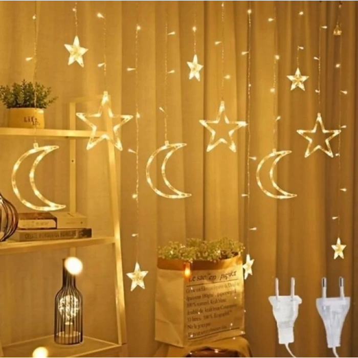 MDB Ay Yıldızlı Saçak Led