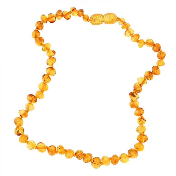 MDB Bebek Damla Kehribar Diş Kolye