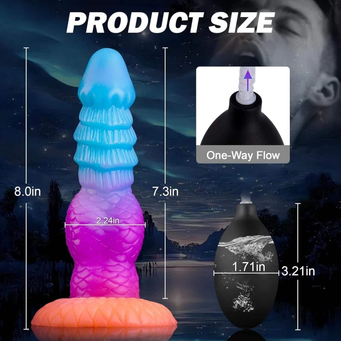 MDB Boşalan Yaratık Dildo – 20 cm