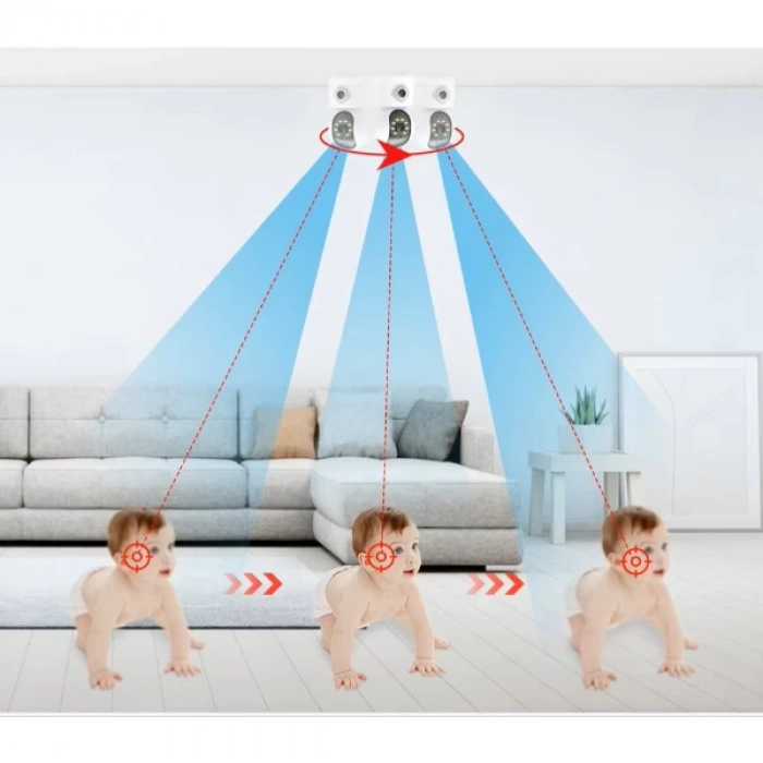 MDB Çift Lensli İç Mekan Wi-Fi Kamera