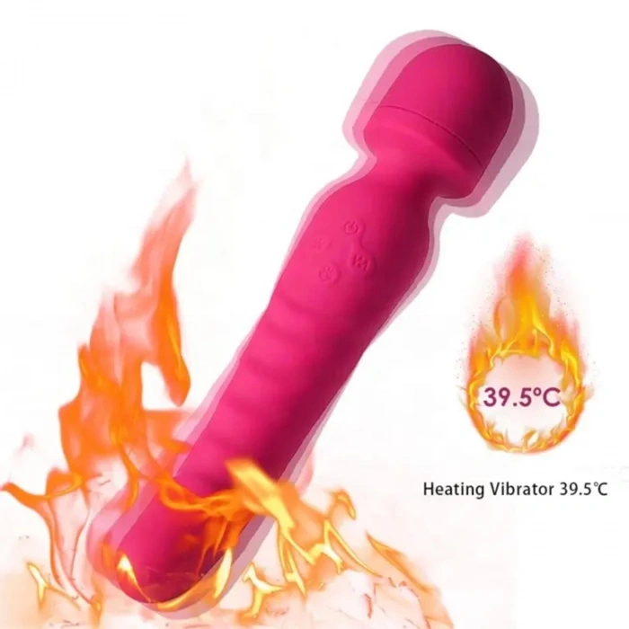 MDB Çift Taraflı Wand Vibratör Kırmızı