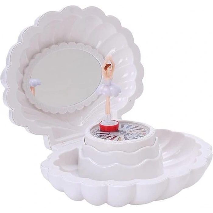 MDB Dans Eden Balerinli İstiridye Müzik ve Takı Kutusu N-38