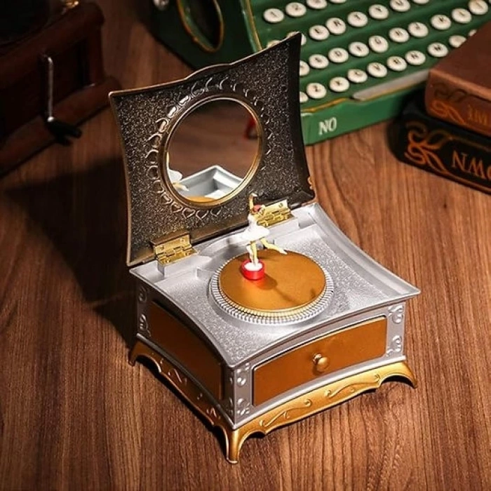 MDB Dans Eden Kız Müzik Kutusu Balerin Dönen Müzik Kutusu N-48