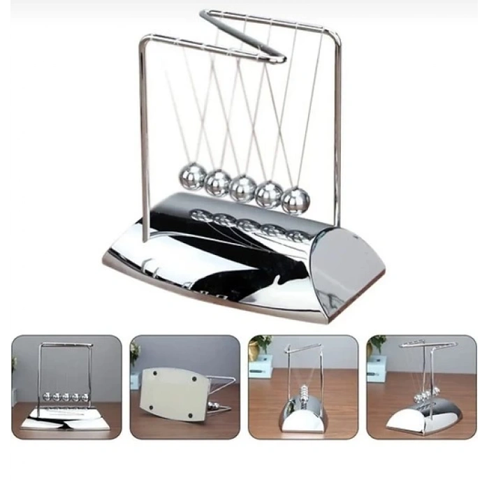 MDB Dekoratif Çarpışan Newton Denge Topları Z Newton