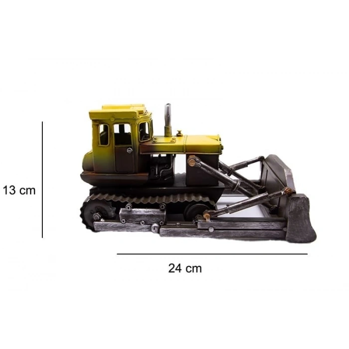 MDB Dekoratif Metal Buldozer Biblo
