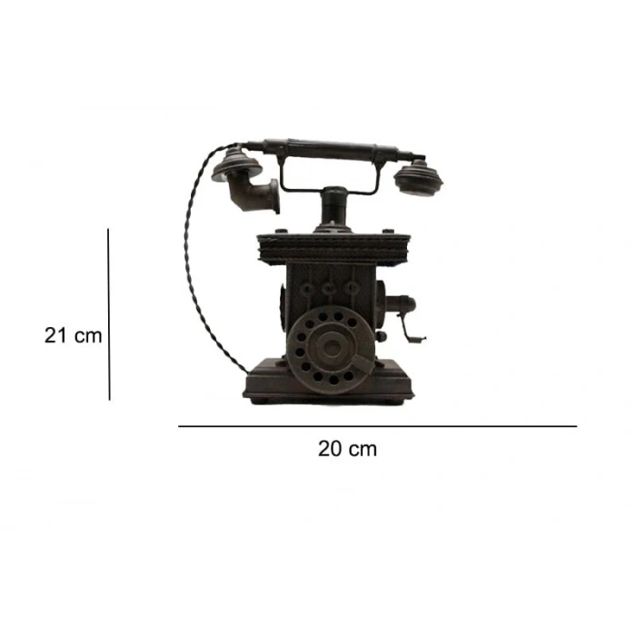 MDB Dekoratif Metal Telefon