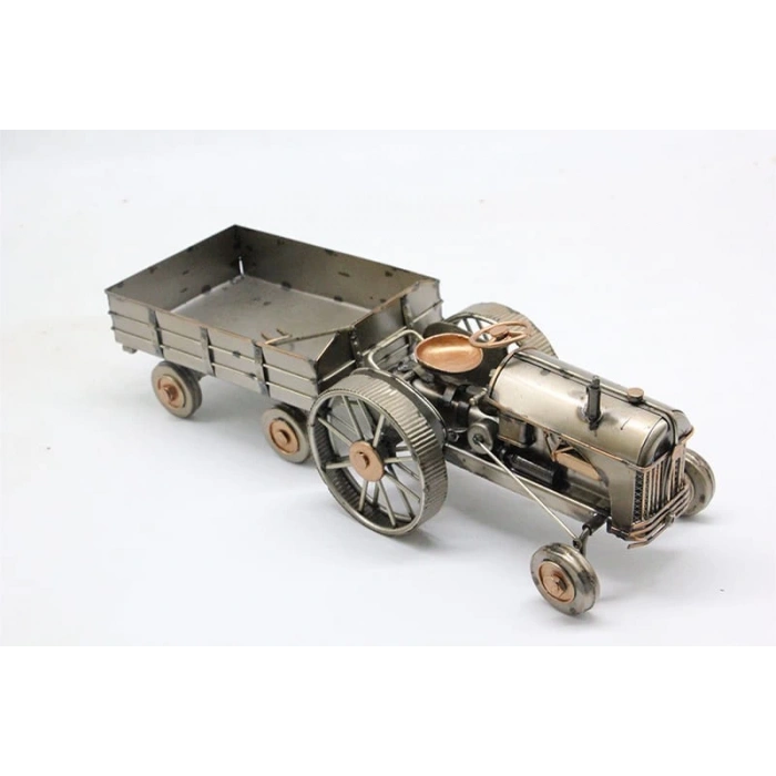 MDB Dekoratif Metal Traktör Römork