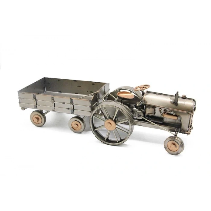 MDB Dekoratif Metal Traktör Römork
