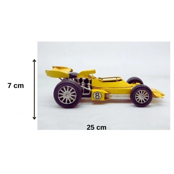 MDB Dekoratif Metal Yarış Arabası