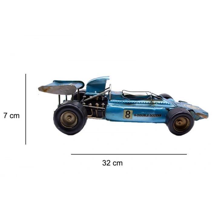 MDB Dekoratif Metal Yarış Arabası