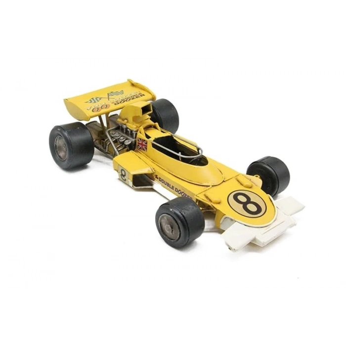 MDB Dekoratif Metal Yarış Arabası Biblo