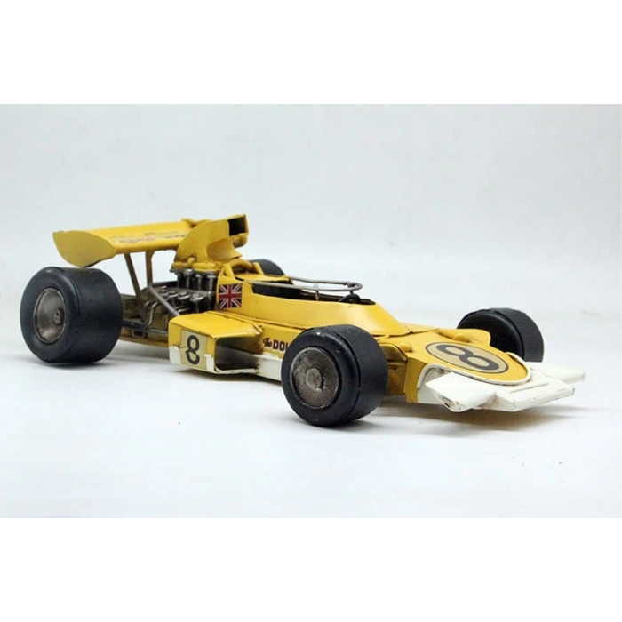 MDB Dekoratif Metal Yarış Arabası Biblo