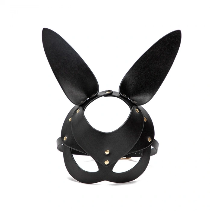 MDB Deri Tavşan Maske Siyah