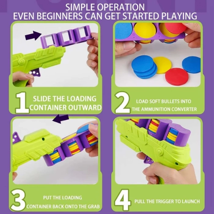 MDB Disk Atan Oyuncak Tabanca