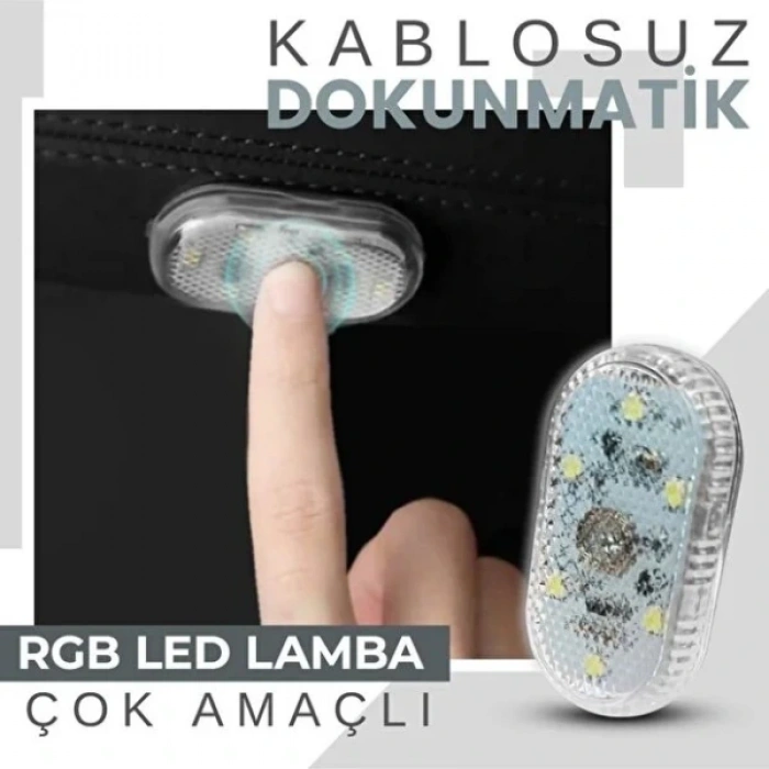 MDB Dokunmatik Mini 6 LED RGB Işık