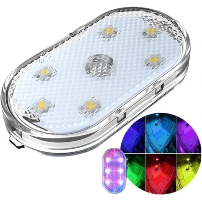 MDB Dokunmatik Mini 6 LED RGB Işık