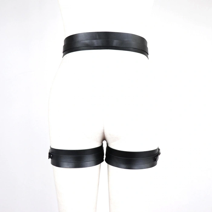 MDB Dominant Touch Deri Bel ve Bacak Harness Takımı