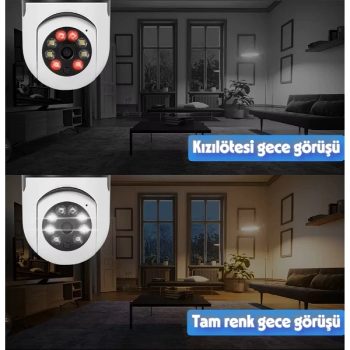 MDB Duy Girişli Kablosuz Ampul Kamera