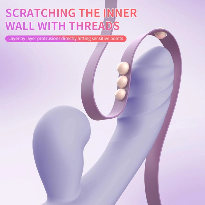 MDB Emişli Curved Rabbit Vibratör Mor