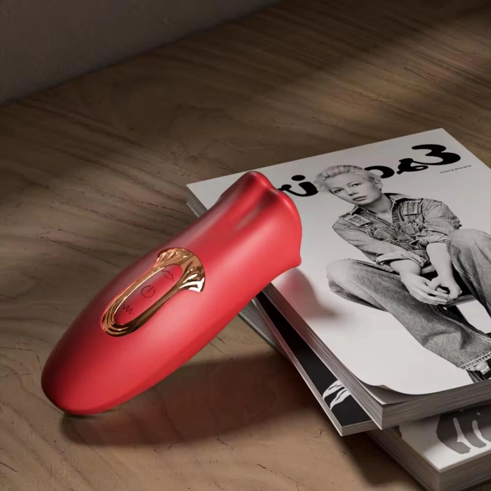 MDB Emişli Dilli Dudak Vibratör Kırmızı