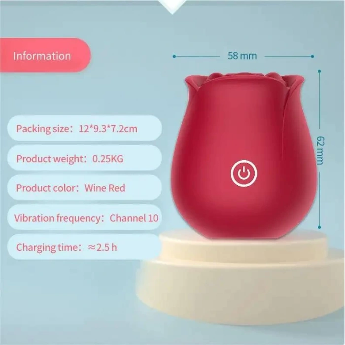 MDB Emişli Gül Vibratör Kırmızı