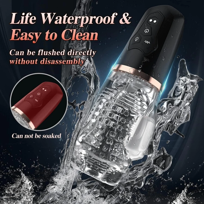 MDB Emişli ve Titreşimli Çift Motorlu Mastürbatör