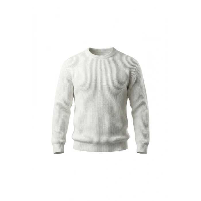 MDB Erkek Bisiklet Yaka Örme Kazak