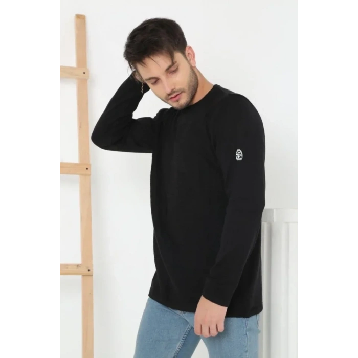 MDB Erkek Biskilet Yaka Kolu Armalı  iyah