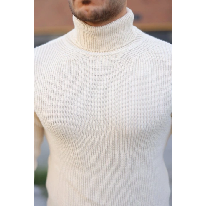 MDB Erkek Boğazlı Örme Kazak